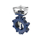 Doubly-eccentic butterfly valves