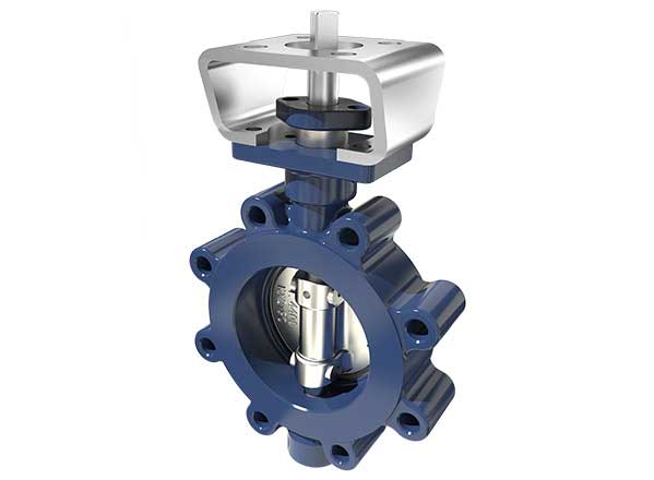 doubly eccentic butterfly valve